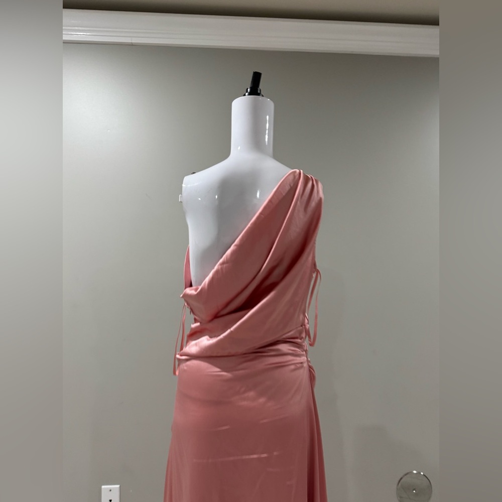 $695 STAUD PHARE SILK DRESS ROSE size 8 - Picture 8 of 15